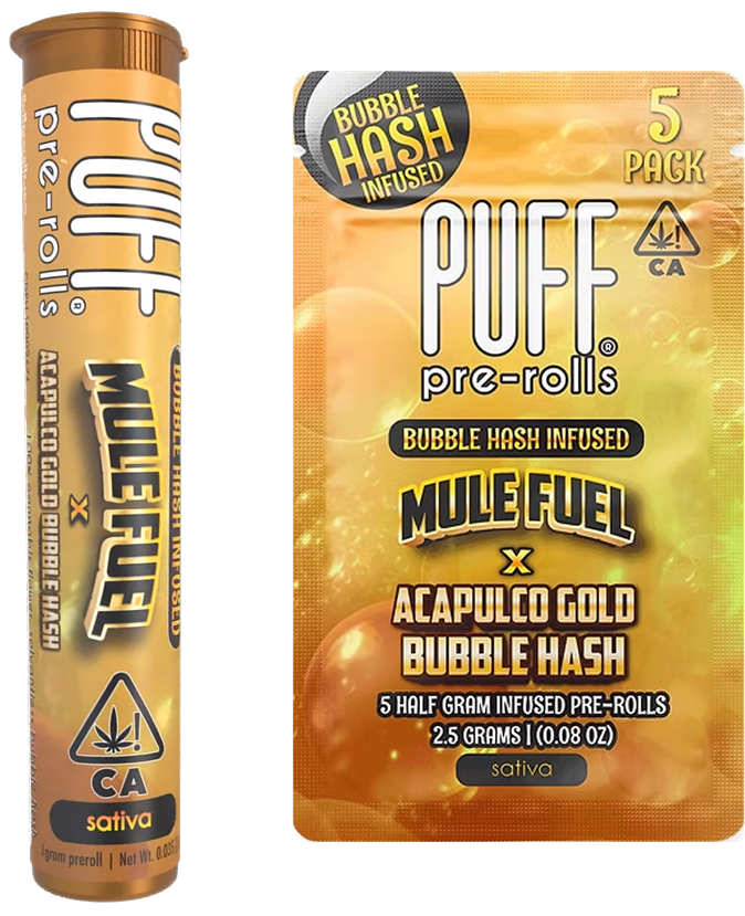 Mule Fuel Flower rolled x Acapulco Gold