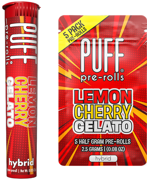 Lemon Cherry Gelato – Puff Pre-Rolls