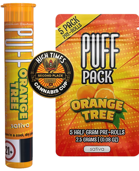 ボ*ん様 FRILLTEE FROLICPRINT soorploom 2025 Orange Tree – Puff Pre-Rolls