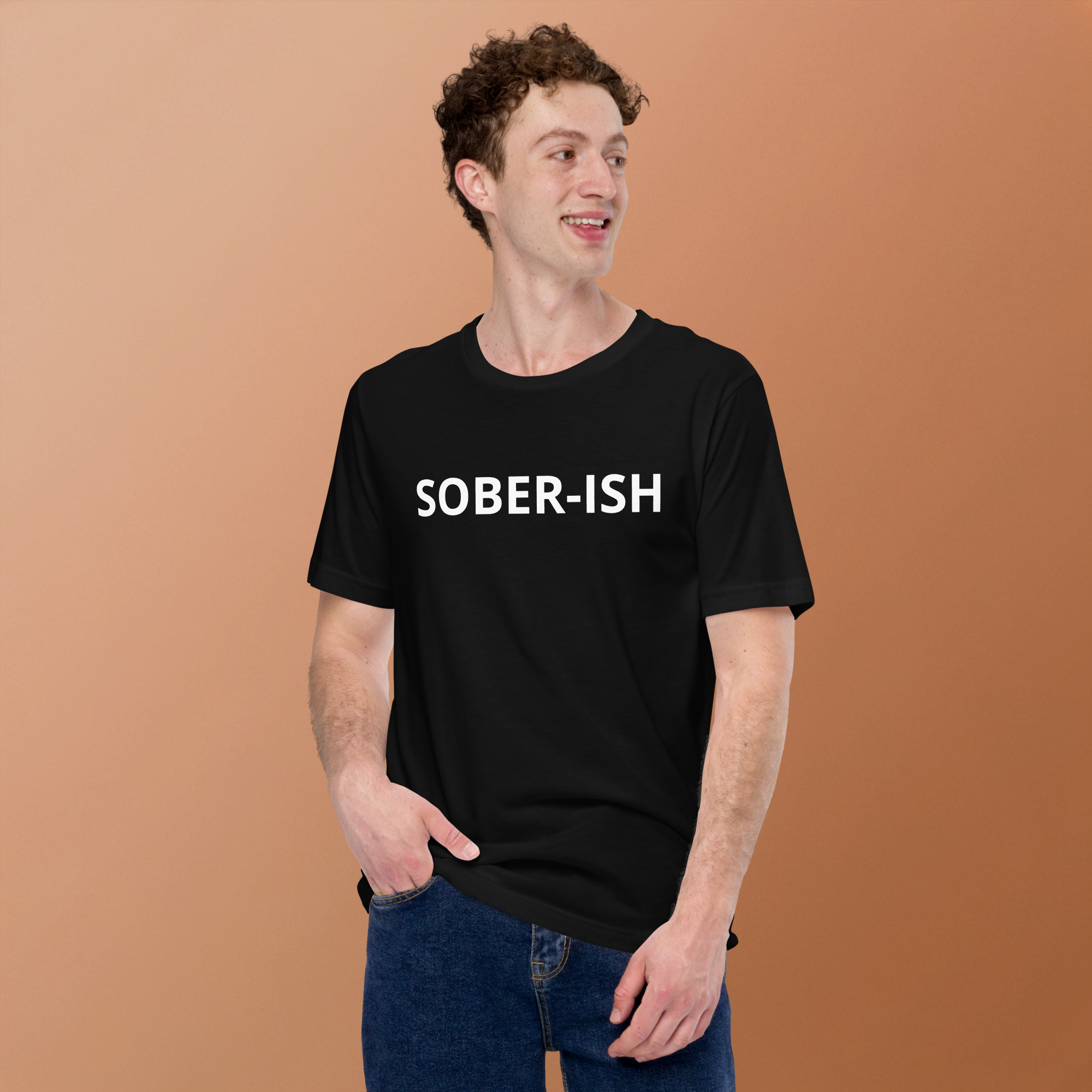 PUFF SOBER-ISH Unisex t-shirt
