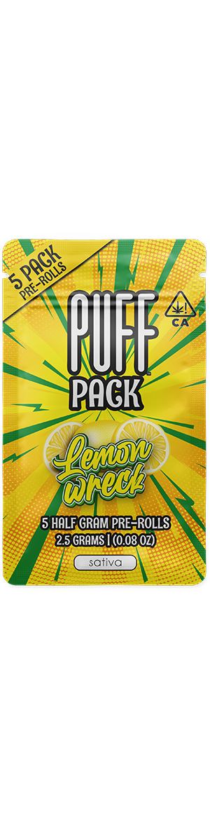 Lemon Wreck Strain Select Packs Puff